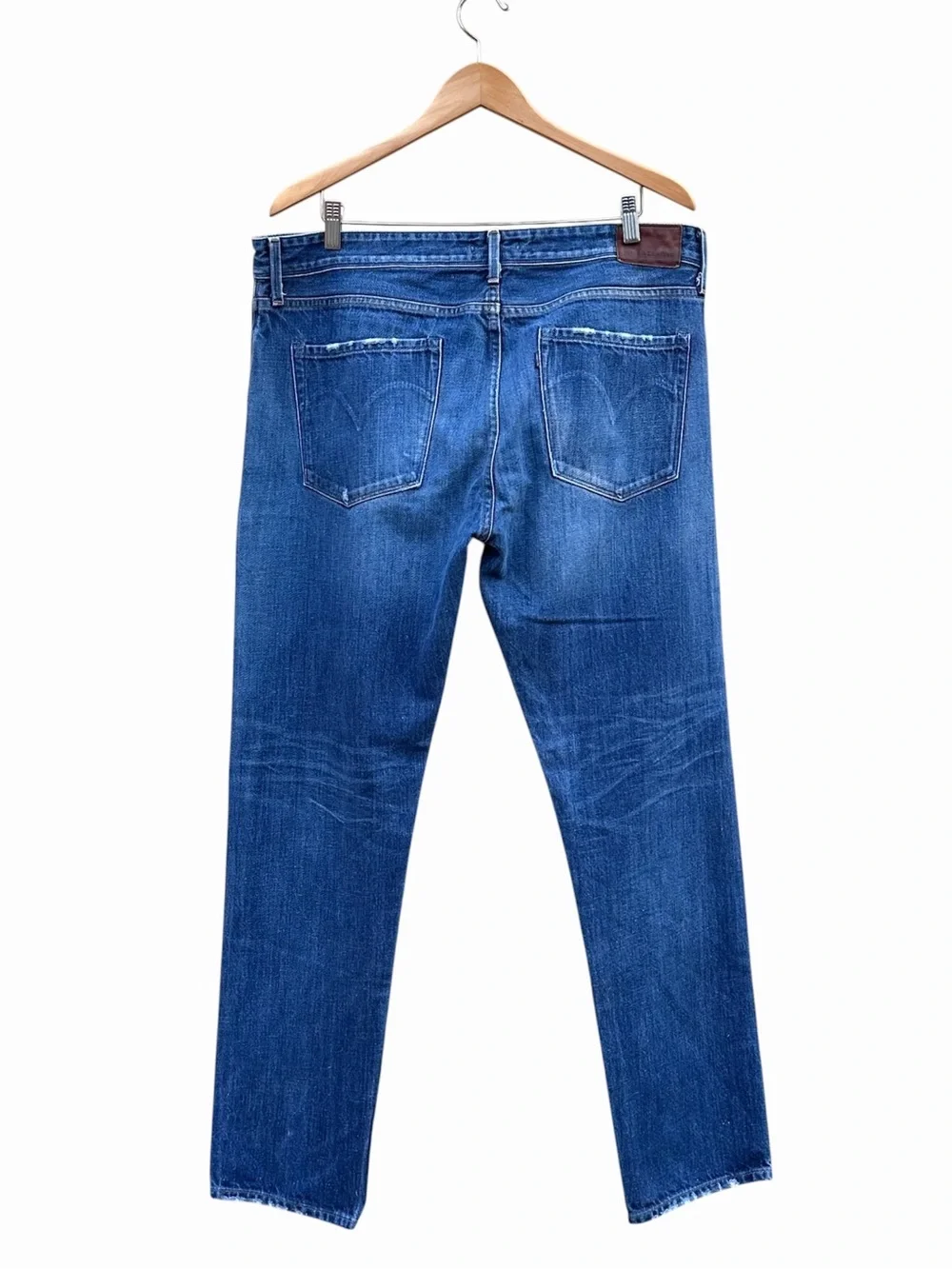 Levi's Made and Crafted Tapered Leg Faded Wash Men's Classic Blue Denim Jeans 38